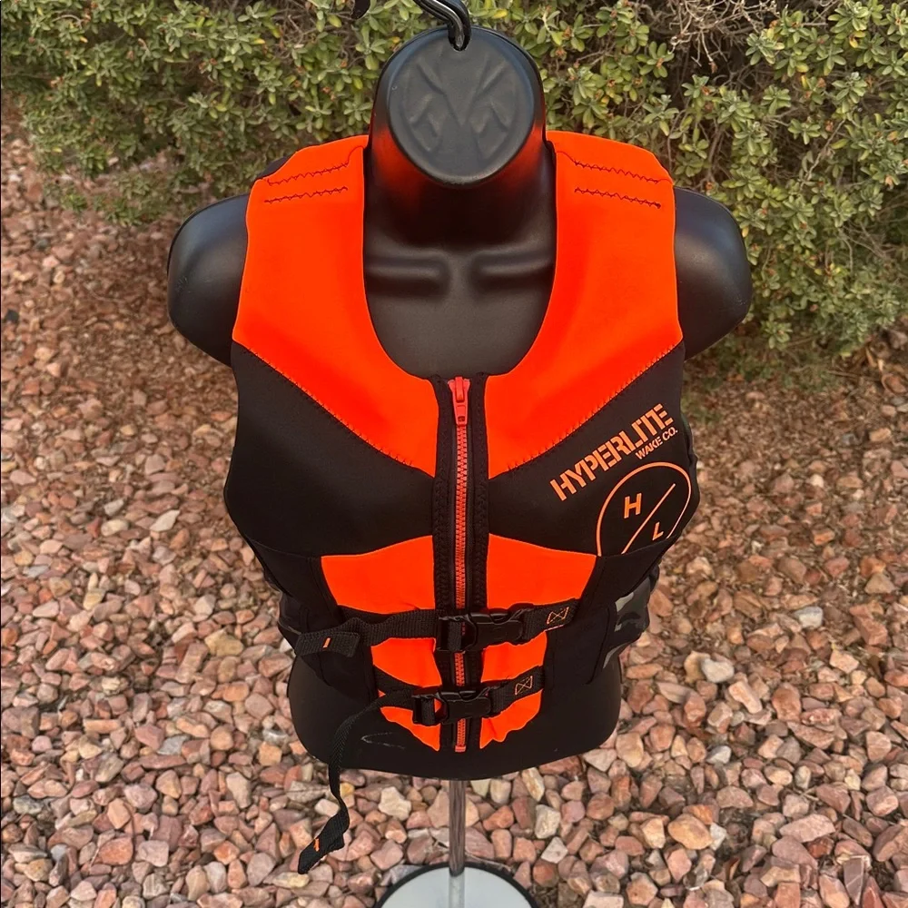 Hyperlite Orange and Black Life Vest - Picture 14 of 17